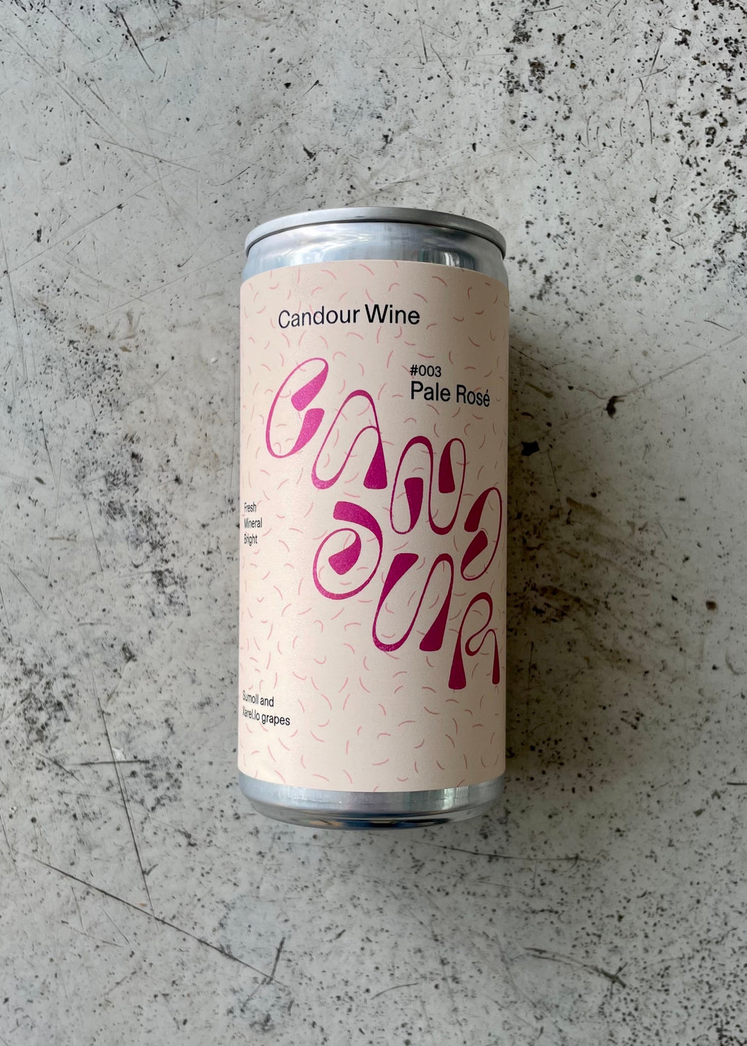 Candour Wine Pale Rosé #003 12% (200ml)