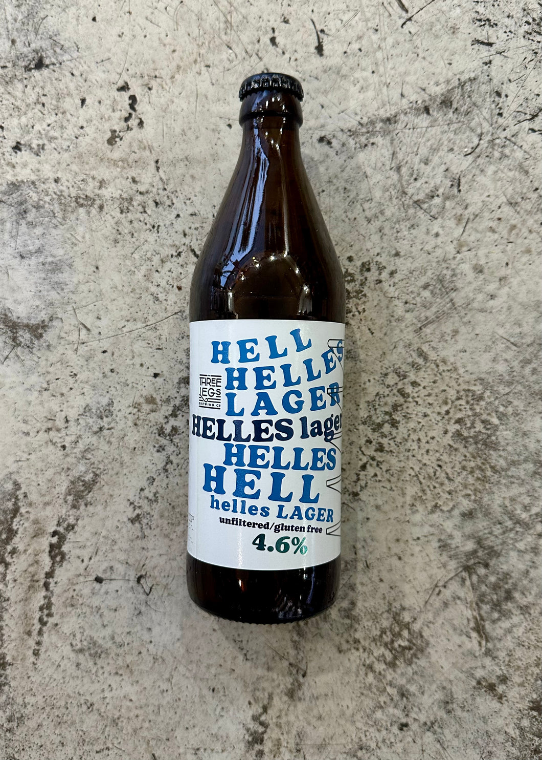 Three Legs Helles Lager 4.6% (500ml)