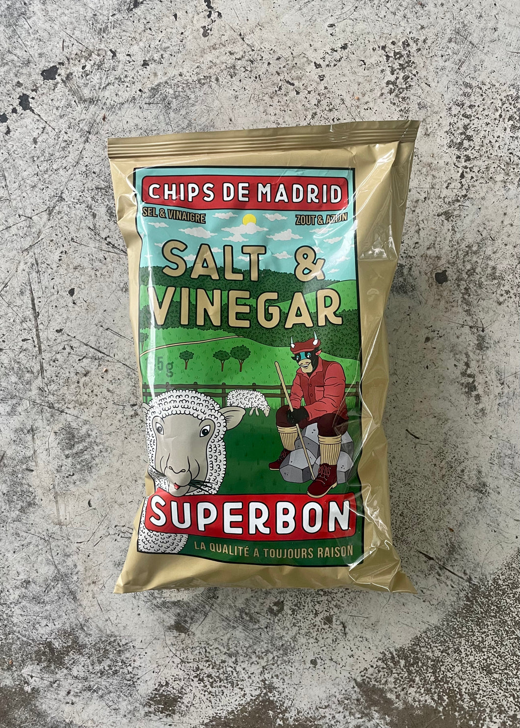 Superbon Salt & Vinegar Crisps (135g)