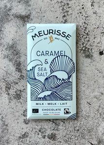 Meurisse Caramel and Sea Salt Milk Chocolate 39% (100g)