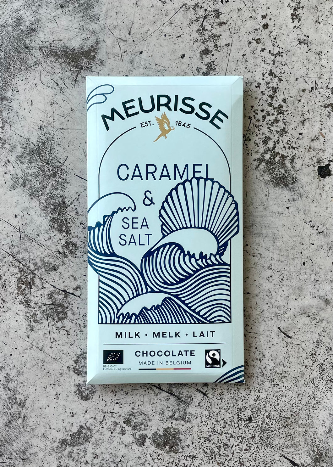 Meurisse Caramel and Sea Salt Milk Chocolate 39% (100g)