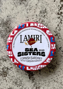 Lamiri X Sea Sisters Cornish Sardines with Tunisian Harissa (120g)