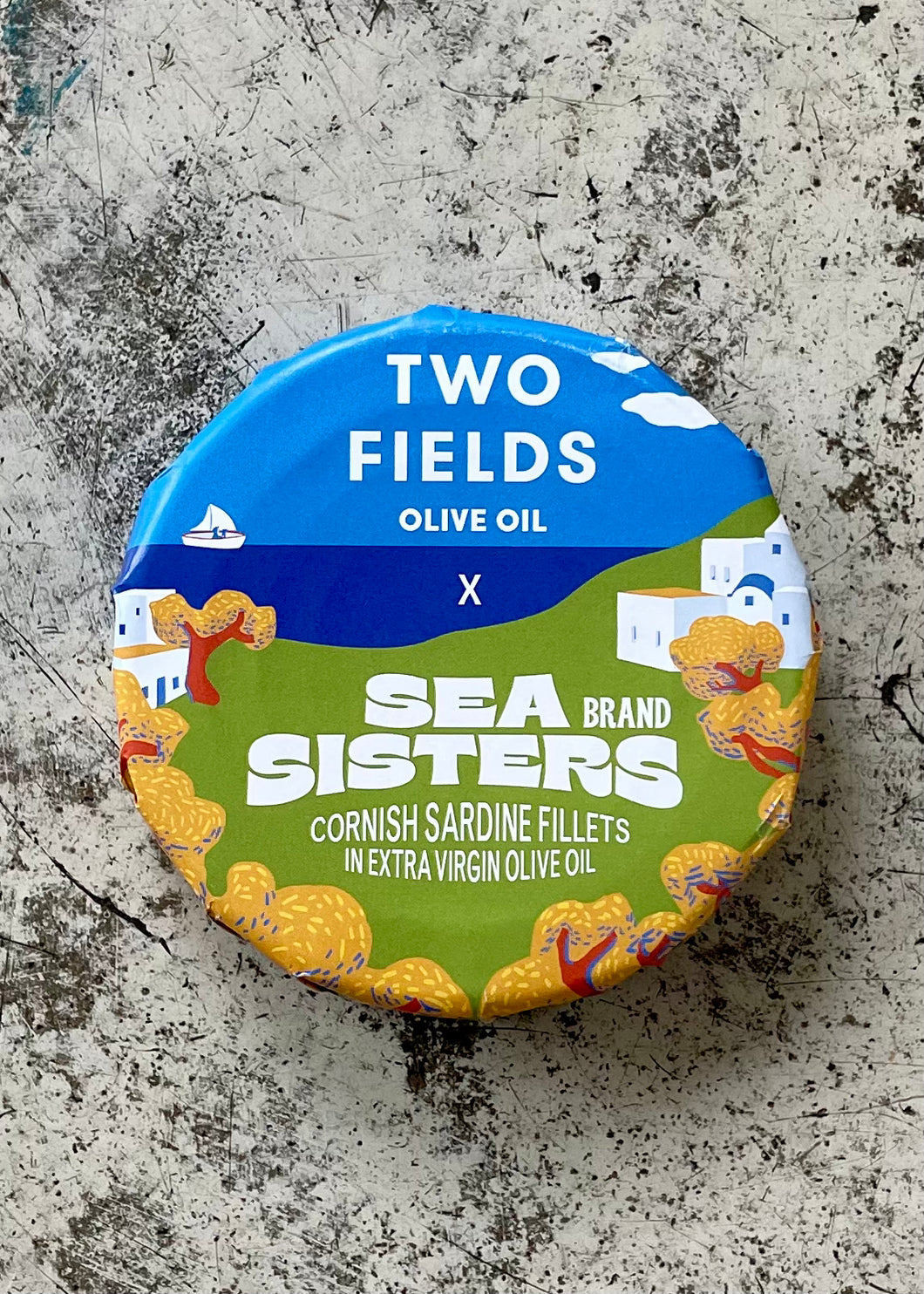 Sea Sisters Cornish Sardine Fillets In Two Fields EVOO (122g)