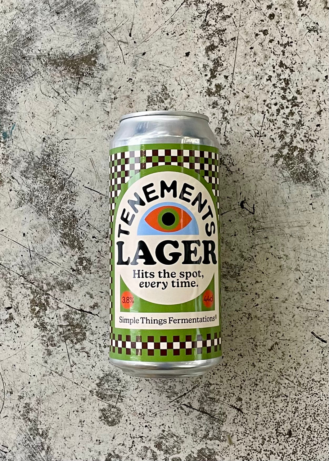 Simple Things Fermentations Tenements Lager 3.8% (440ml)