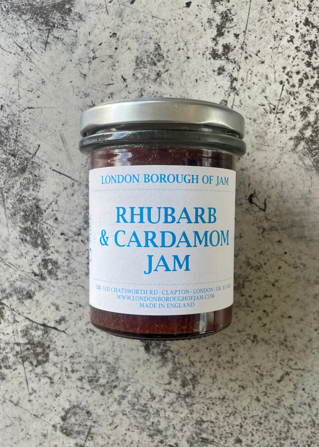 London Borough of Jam Rhubarb & Cardamom (220g)