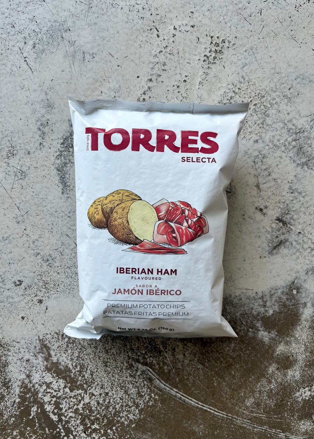 Torres Selecta Iberico Ham Crisps (125g)