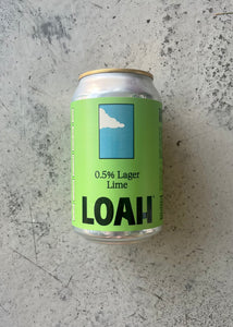 Loah Lime Lager 0.5% (330ml)