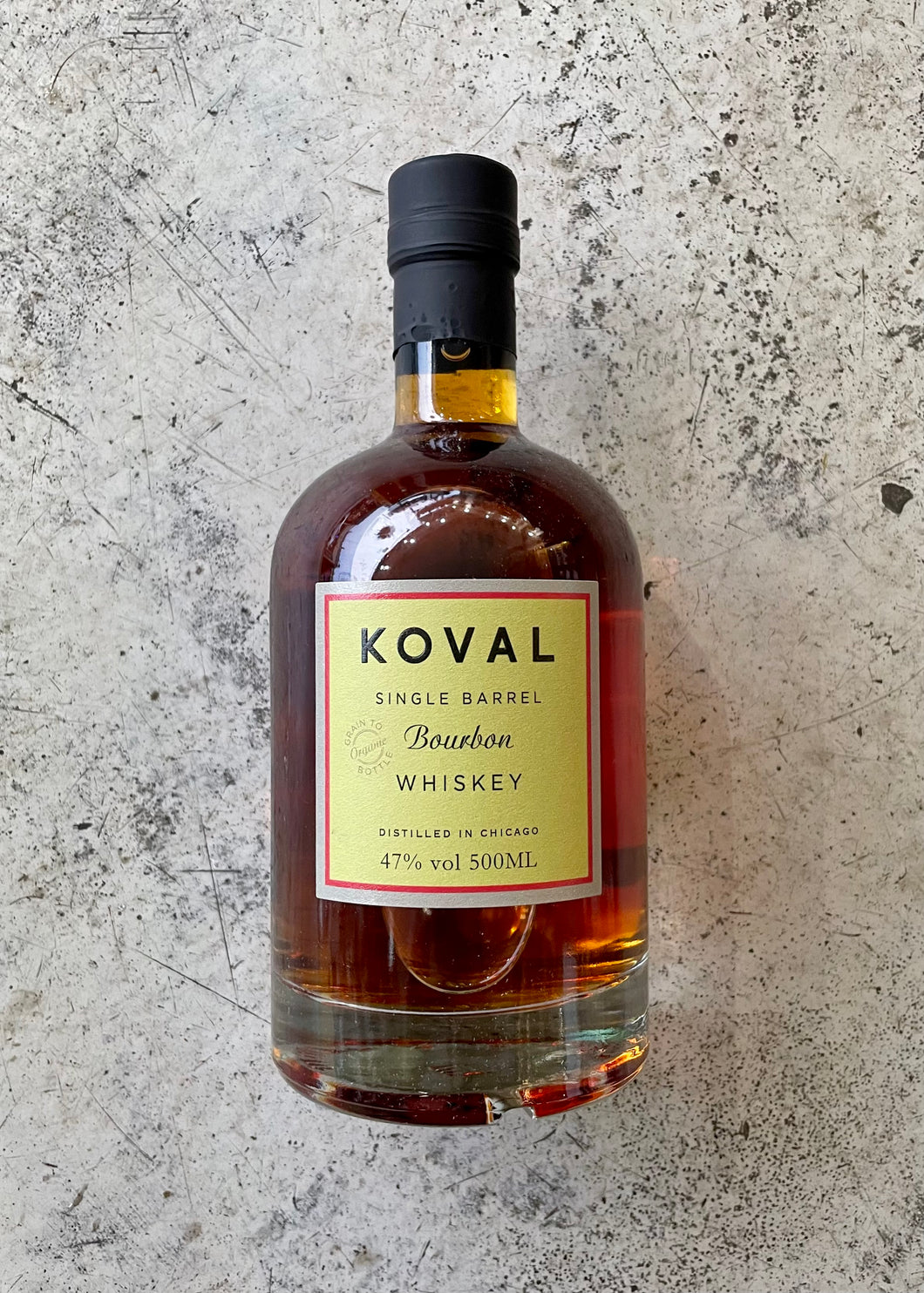 Koval Organic Bourbon Whiskey 47% (500ml)