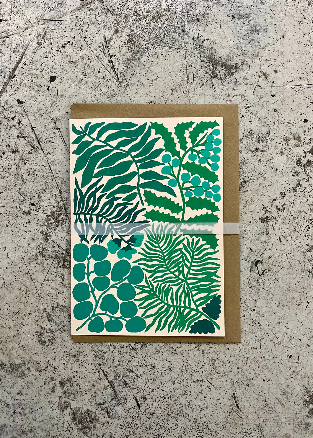 Evermade Christmas Greenery Greetings Card