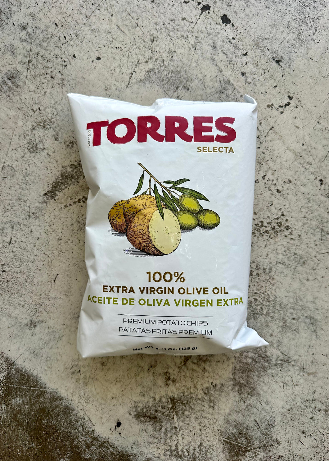 Torres Selecta XV Olive Oil Crisps (125g)