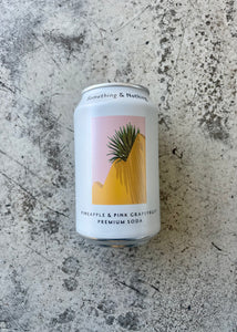 Something & Nothing Pineapple & Pink Grapefruit Soda (330ml)