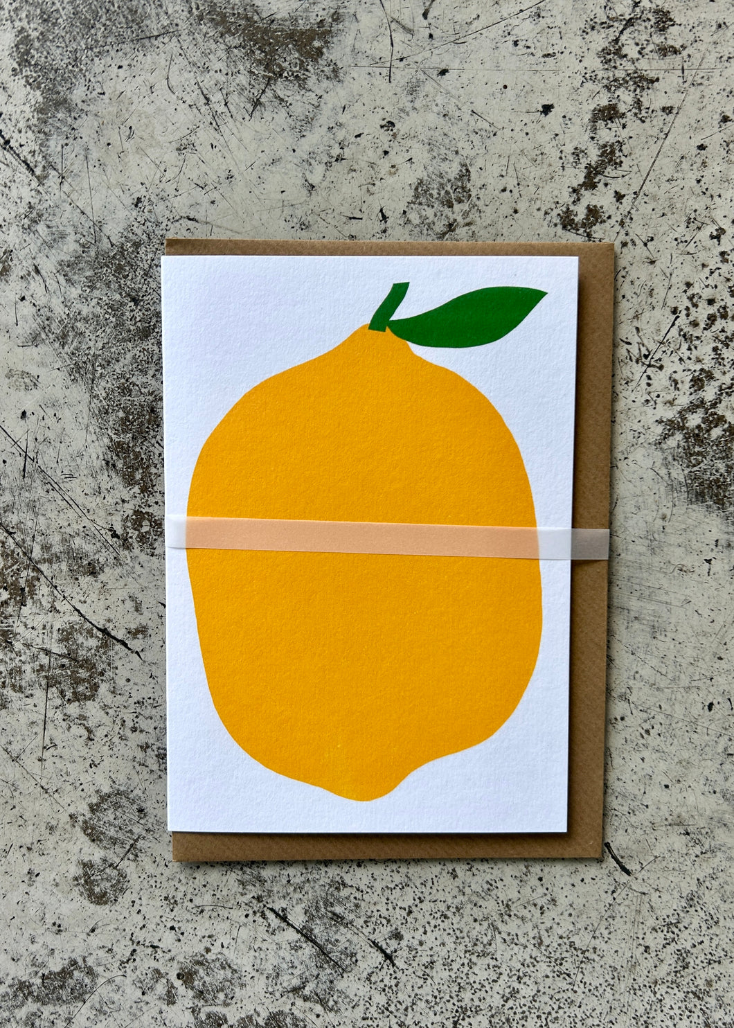 Evermade Big Lemon Greetings Card