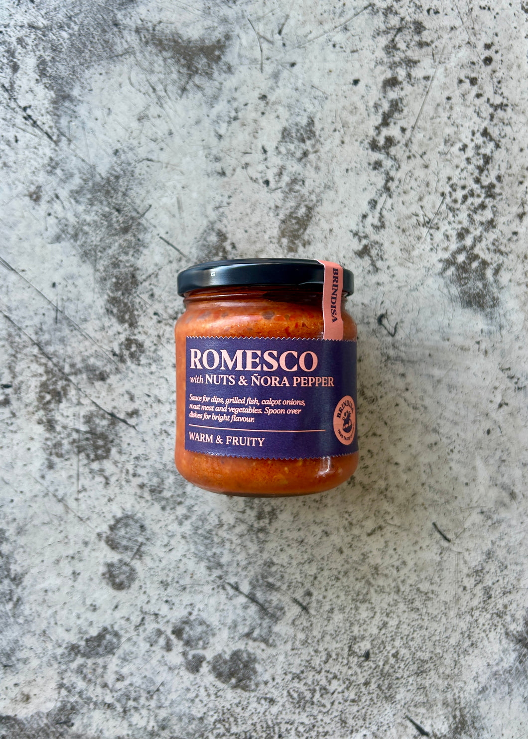 Brindisa Romesco, Almond And Pepper Sauce (200g)