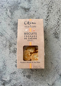 Okina Goat's Cheese & Honey Biscuits (80g)