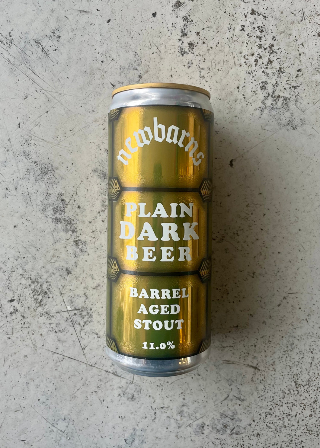 Newbarns Barrel-Aged Plain Dark Beer 11% (330ml)