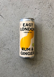 East London Liquor Co. Rum & Ginger 4.6% (250ml)