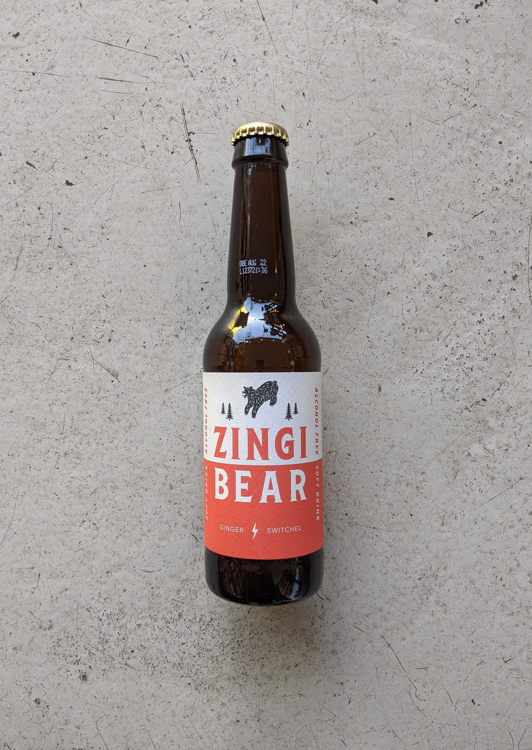 Zingi Bear Ginger Beer Switchel 0% (330ml)