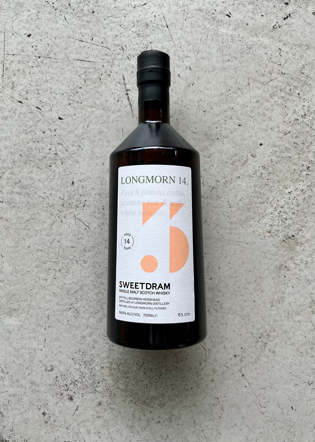 Sweetdram Longmorn 14 Year Old Single Cask Scotch Malt Whisky 58.5% (700ml)