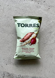 Torres Beetroot, Parsnip And Sweet Potato Crisps (90g)